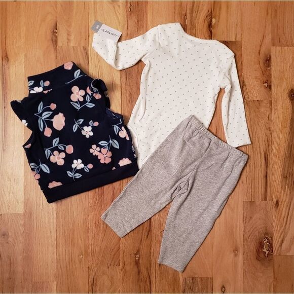 NWT Carter's 3 PC Set Vest, Onesie & Pants - Picture 6 of 6